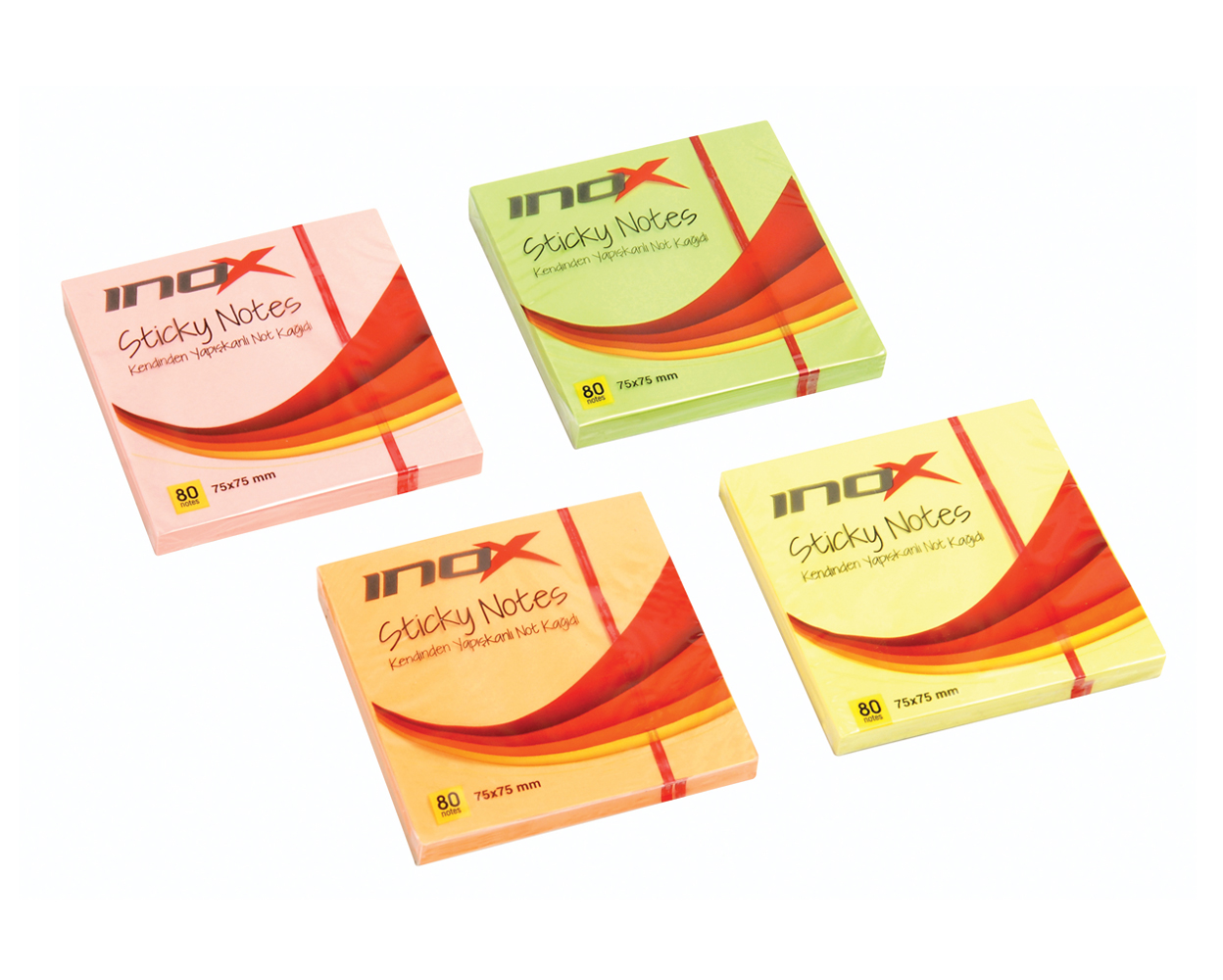 75x75 mm Yapışkanlı Not Kağıdı 80 Yaprak