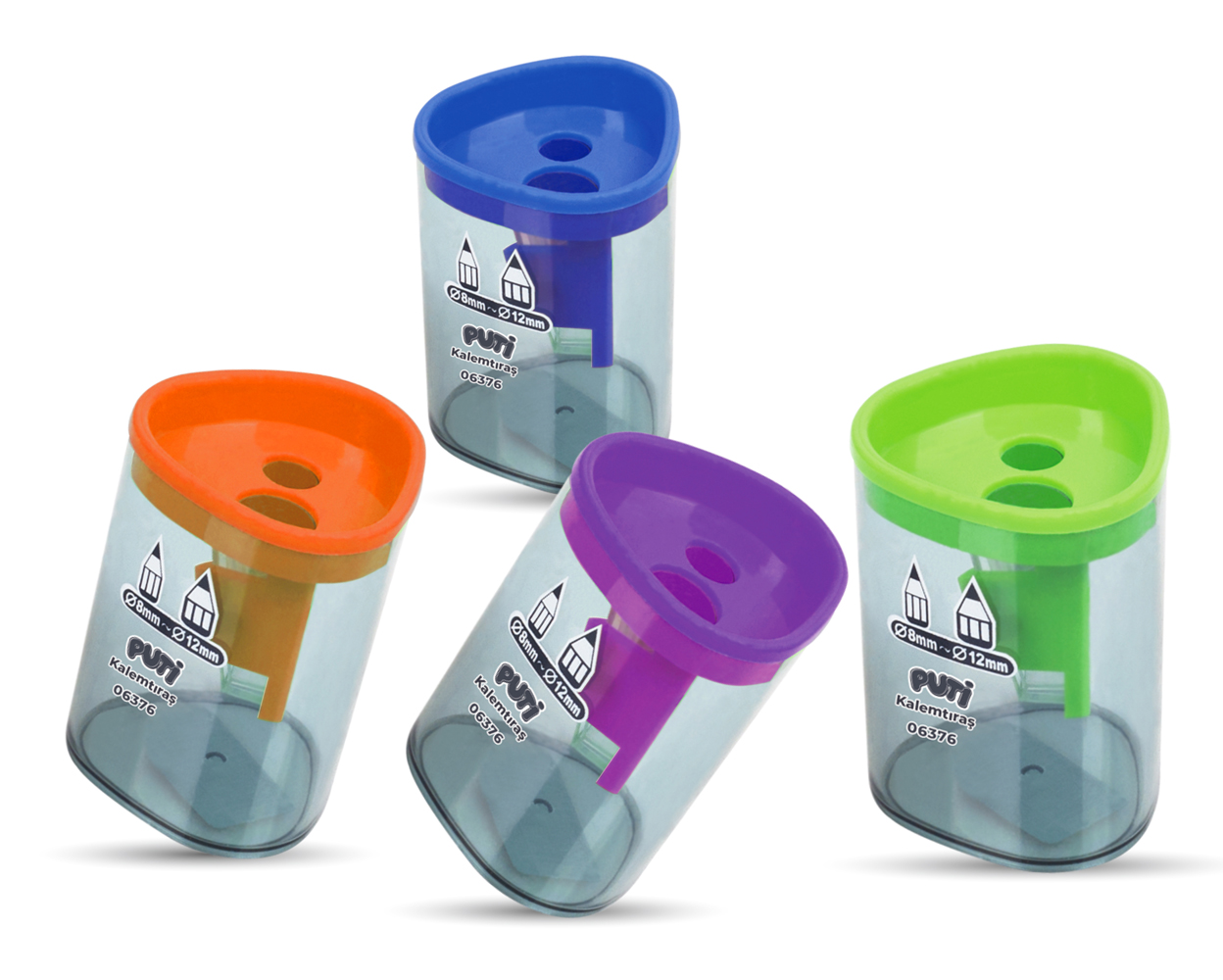 Çift Bölmeli Plastik Kalemtıraş
