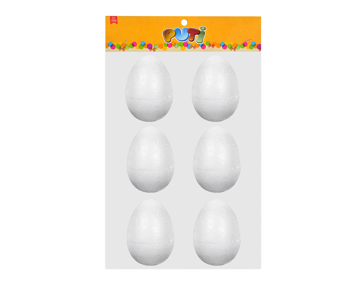 Köpük Yumurta 6 cm 6'lı