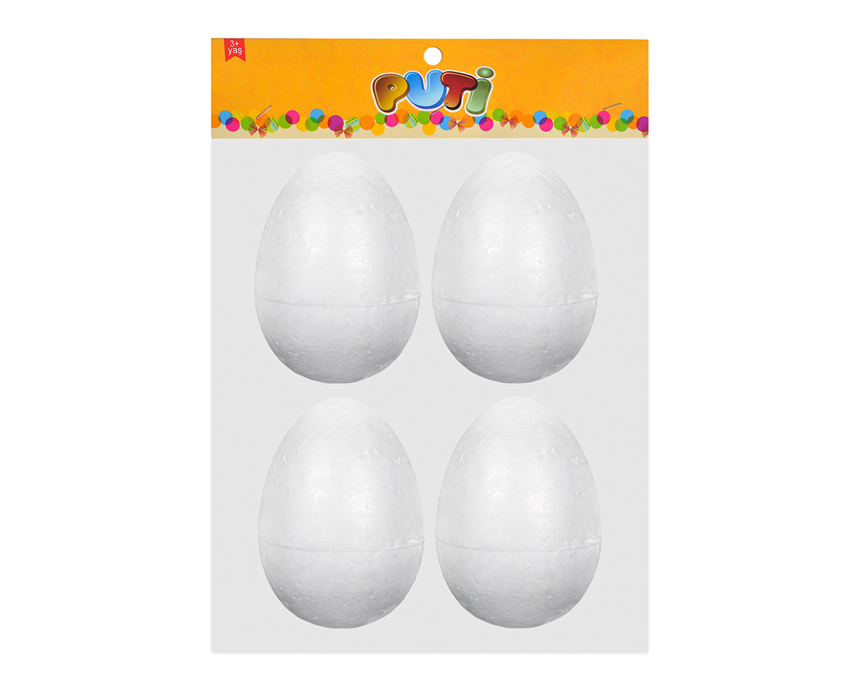 Köpük Yumurta 8 cm 4'lü
