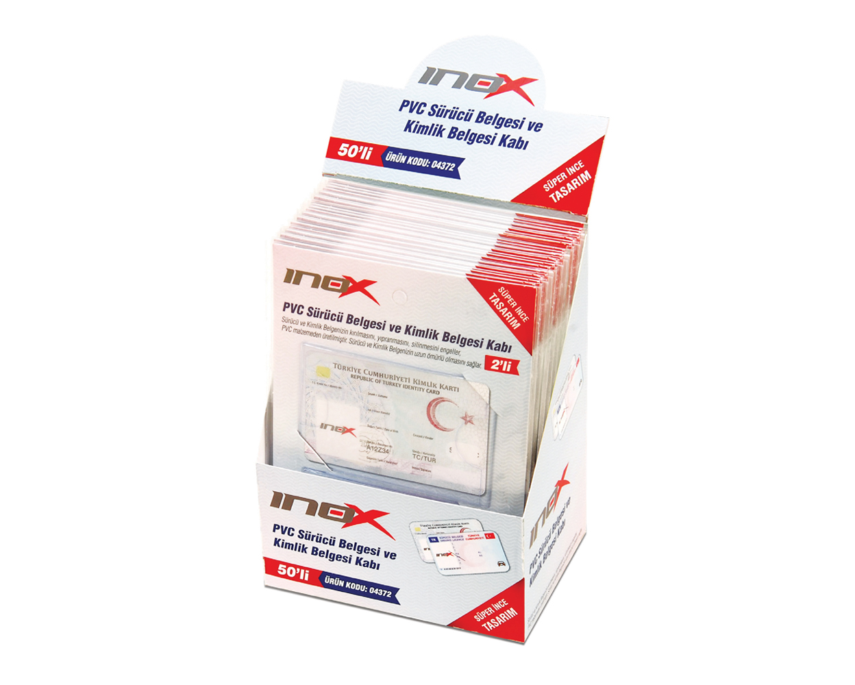 PVC Sürücü & Kimlik Belgesi Kabı