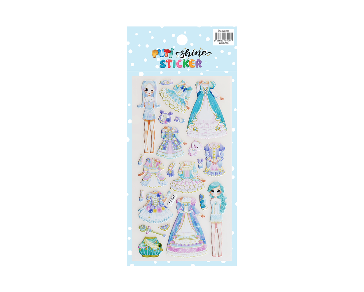 Puti Shine Sticker - Giydirme Etiketleri 3