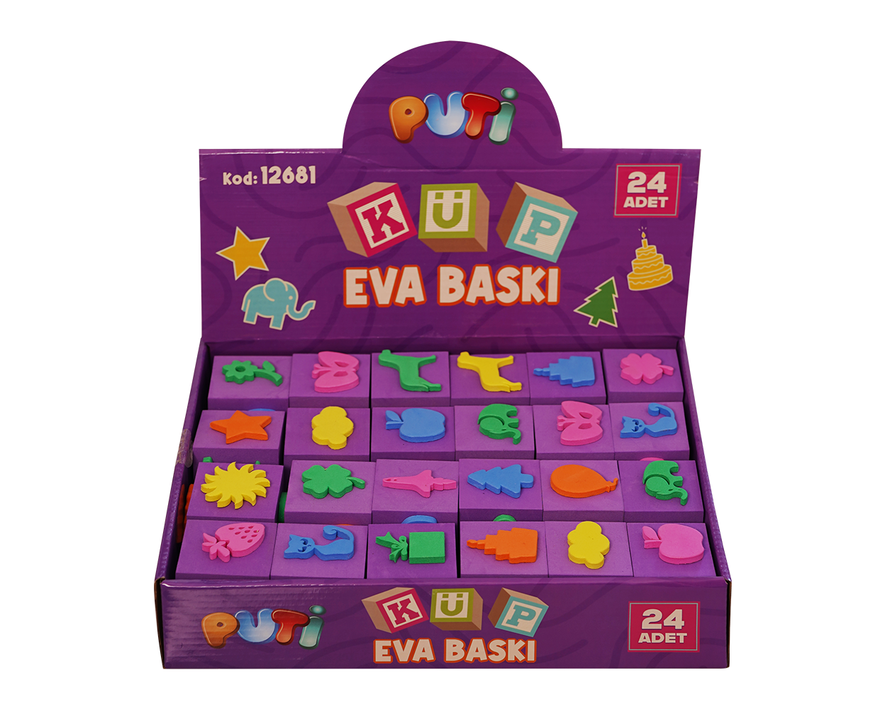 Küp Eva Baskı - 24'lü