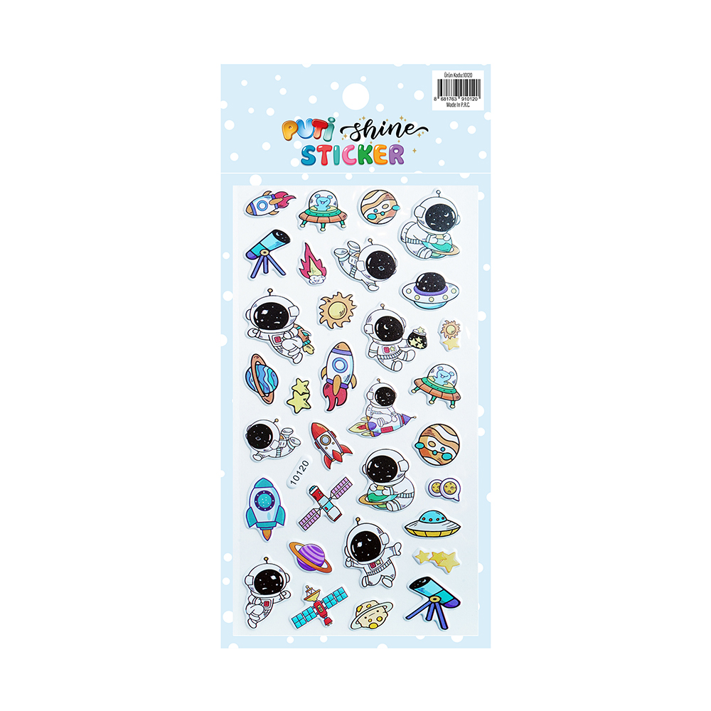 Puti Shine Sticker - Uzay