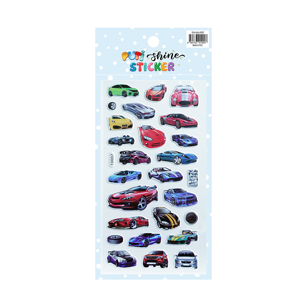 Puti Shine Sticker - Otomobil