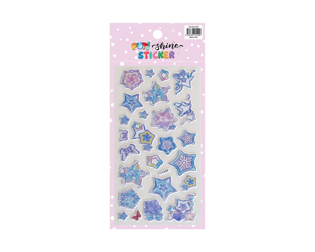 Puti Shine Sticker - Süslemeler