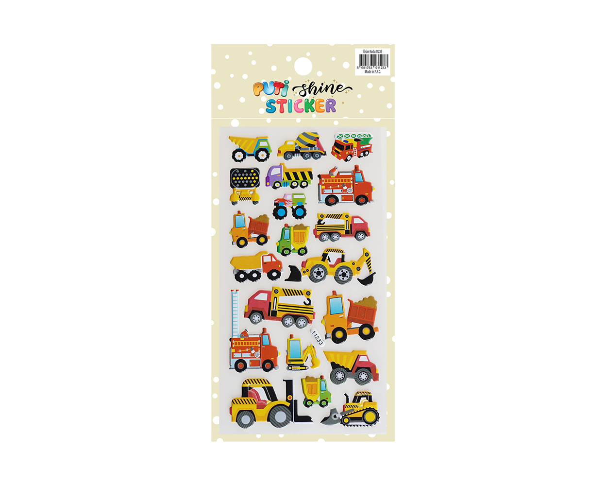 Puti Shine Sticker - Araçlar 3