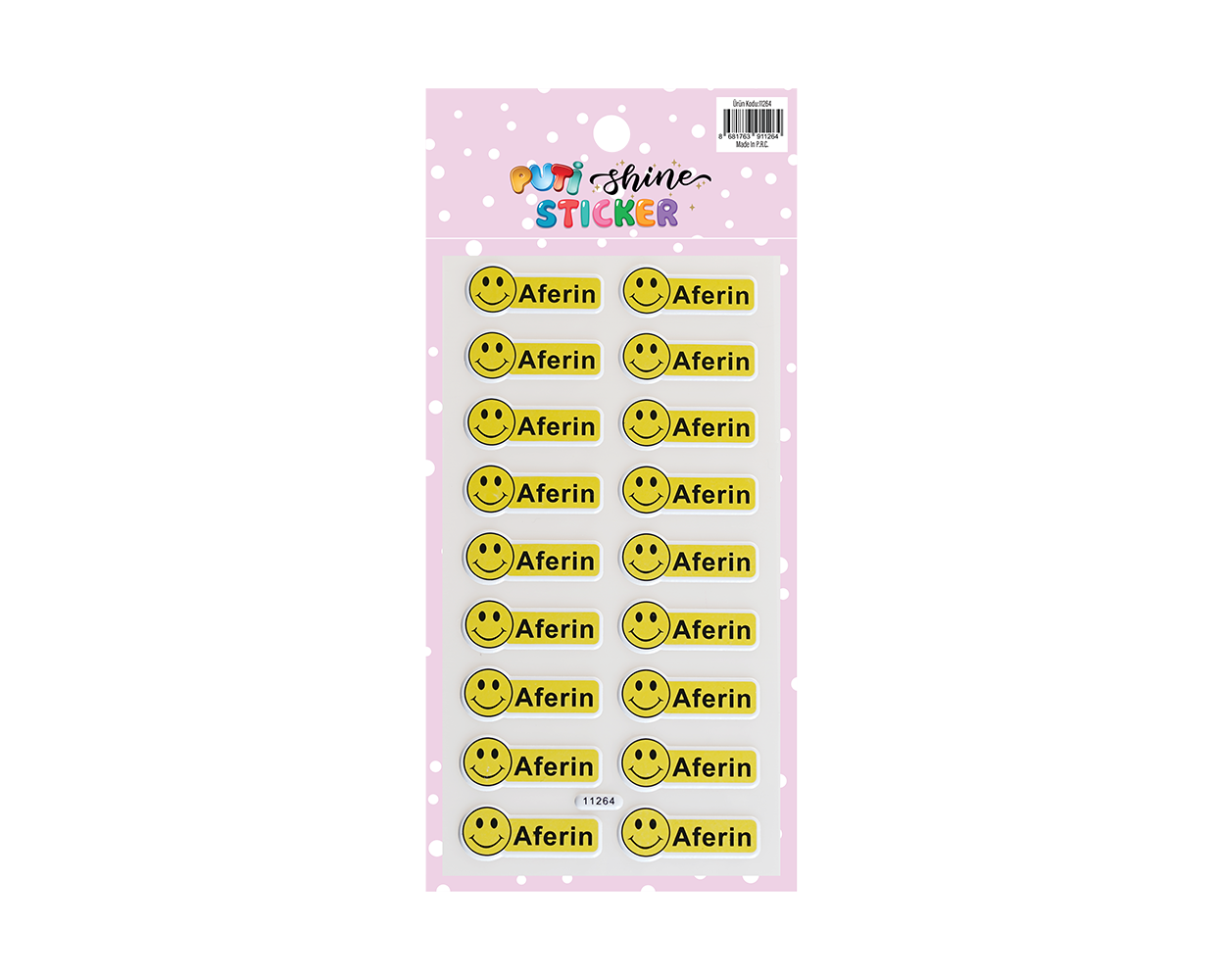 Puti Shine Sticker - Aferin