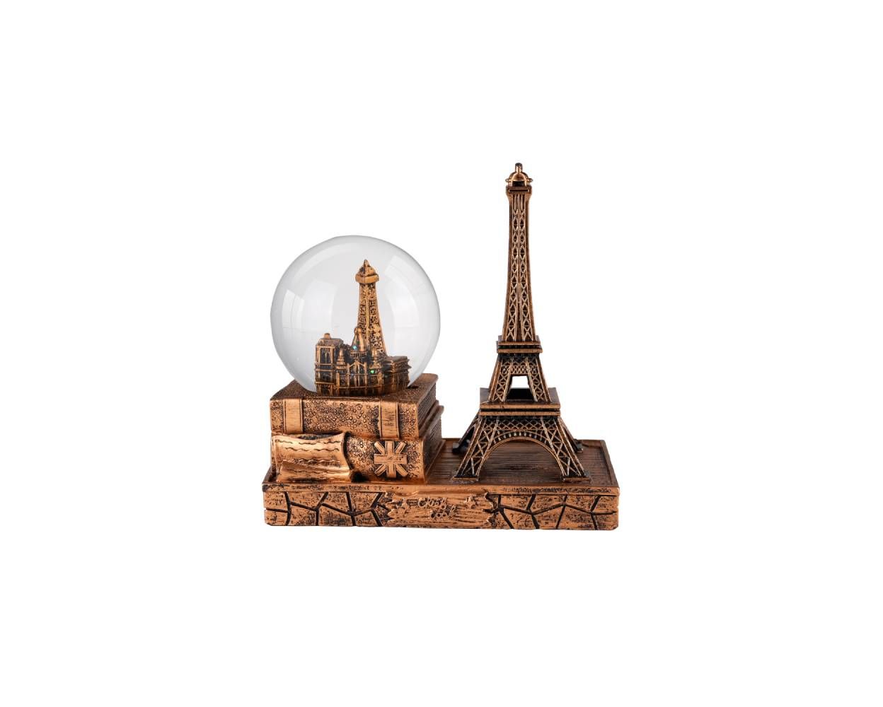 Paris Kar Küresi - Retro Altın