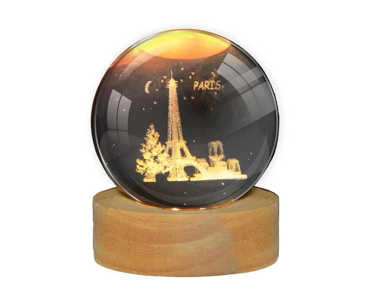 Işıklı Dönen Küre Paris